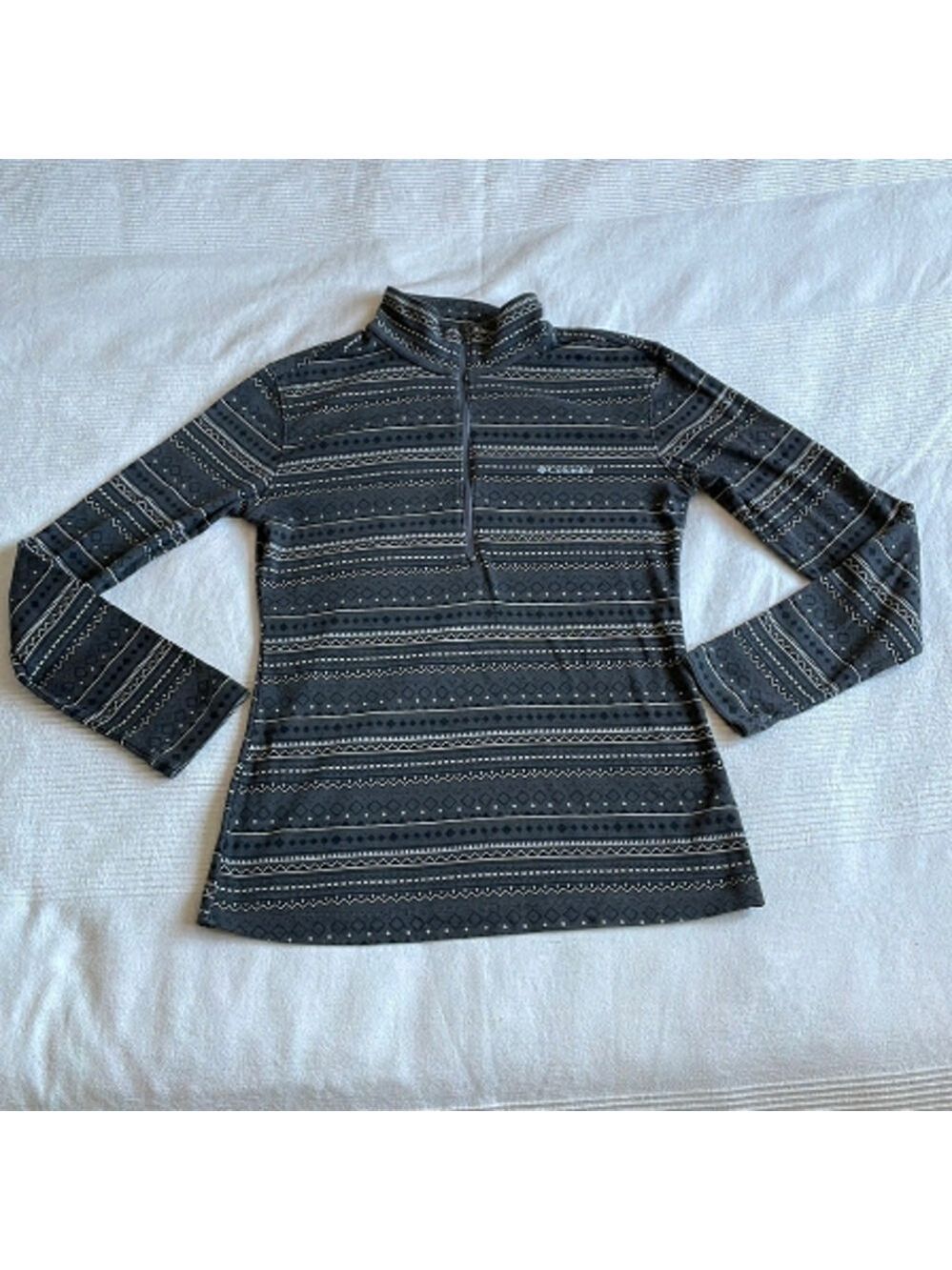 𝅺Columbia Women's Drifting Snow Half Zip Pullover Size Small